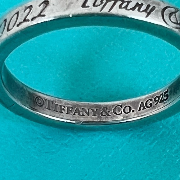🔴Authentic TIFFANY & CO Fifth Avenue Notes Ring / Band💙🔴 - Picture 6 of 6